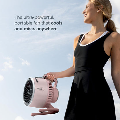 Shark Flexbreeze Hydrogo Portable Fan with Misting | 12Hr Cordless Cooling